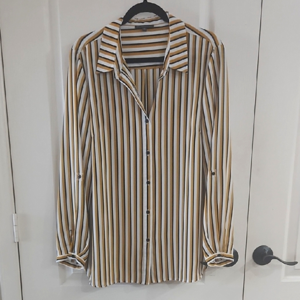 Gold And White Xl Adrianna Papell